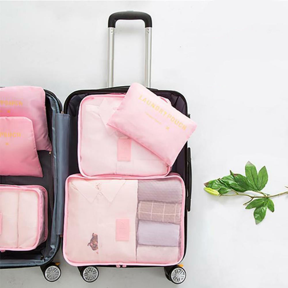 Women's Travel Clothes Storage Set, 6-Piece, Waterproof Oxford Cloth