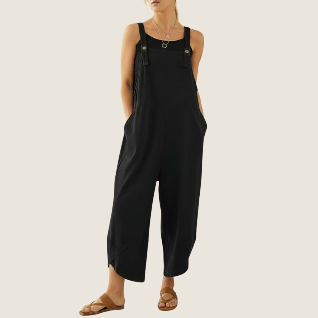 Women's Wide Leg Casual Overalls