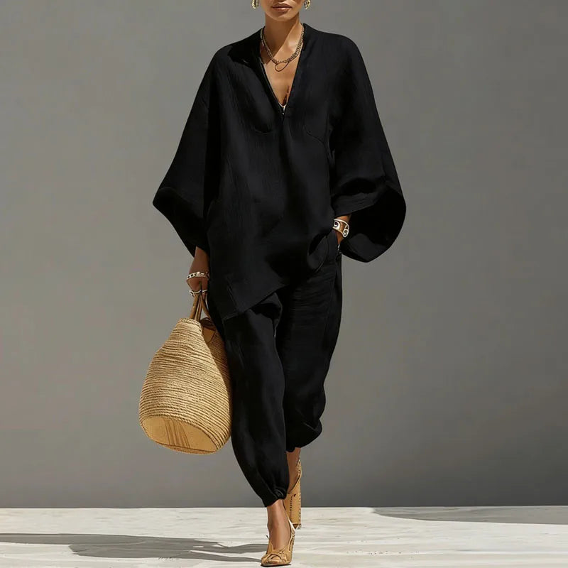 Women's Wide-Sleeve Lounge Set