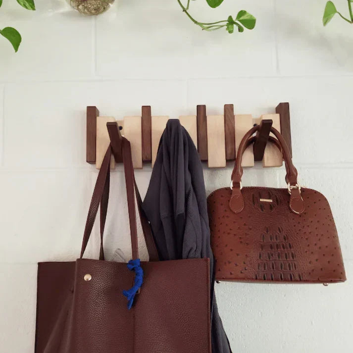 Wooden Piano Coat Rack – Wall Decor & Storage