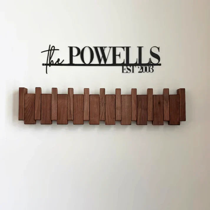 Wooden Piano Coat Rack – Wall Decor & Storage