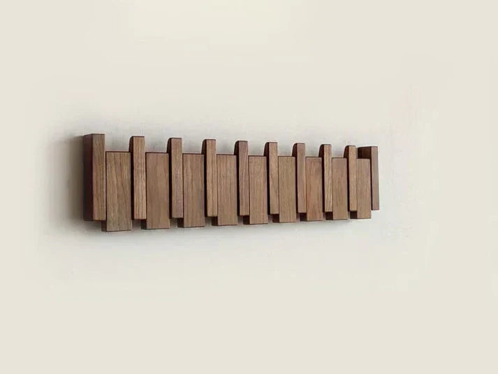 Wooden Piano Coat Rack – Wall Decor & Storage